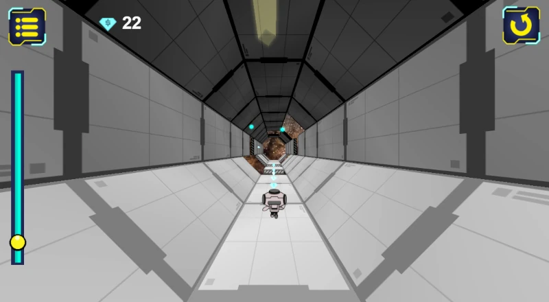 Run 3 space tunnel gameplay